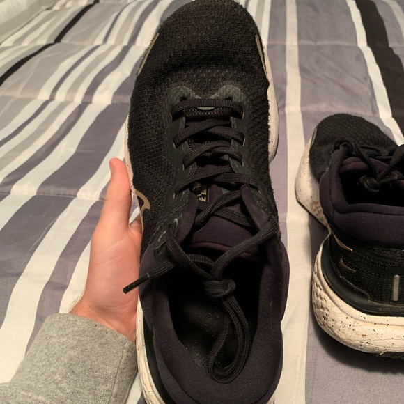 Mens Size 9 / Women’s 10.5 - Nike ZoomX Invincible Run Flyknit Black White - Picture 7 of 15